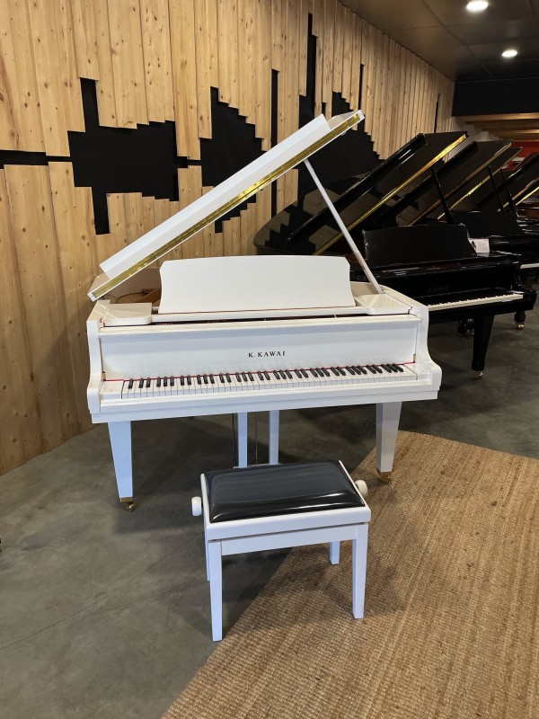 acheter un piano à queue blanc